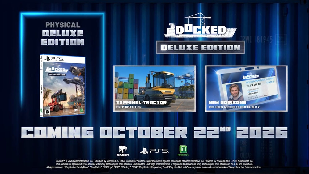 Docked: Deluxe Edition - PS5 [PREORDER] promotional glamshot